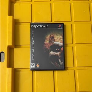 Sony PlayStation 2 Game - Twisted Metal Black with Dark Cover